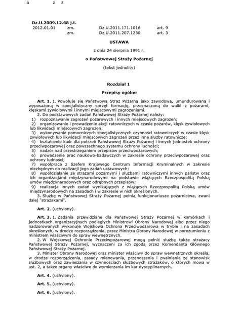 Schemat hierarchii aktów prawnych regulujących czas służby strażaka: Ustawa o PSP, rozporządzenia MSWiA oraz posiłkowe stosowanie Kodeksu pracy.
