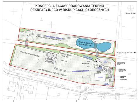 Plan zagospodarowania terenu rekreacyjnego przy OSP Boguszowice