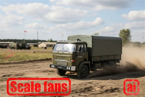 zdjęcie prototypu Star 244 w barwach wojskowych