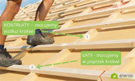 schemat nieprawidłowego mocowania łaty dachowej do komina