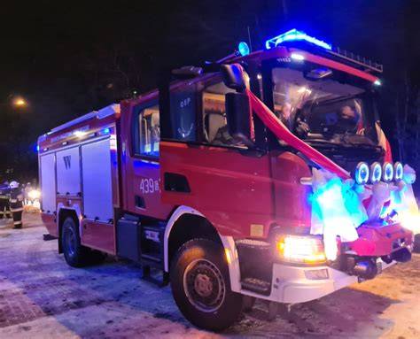 Nowy ciężki wóz bojowy Scania P410 OSP Wiczlino