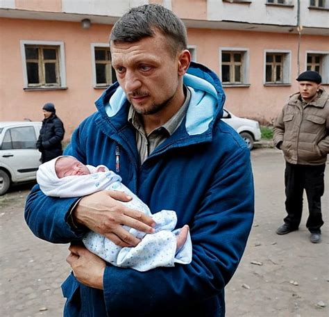 Czarno-białe zdjęcie strażaka reanimującego dziecko na rękach