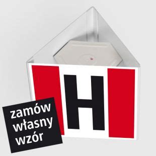 Przykłady znaków hydrantu zewnętrznego: płaski i przestrzenny