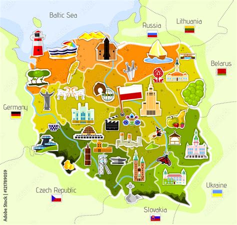 mapa Polski z zaznaczonymi Białymstokiem i Warszawą, symbolami pożaru i nacjonalizmu
