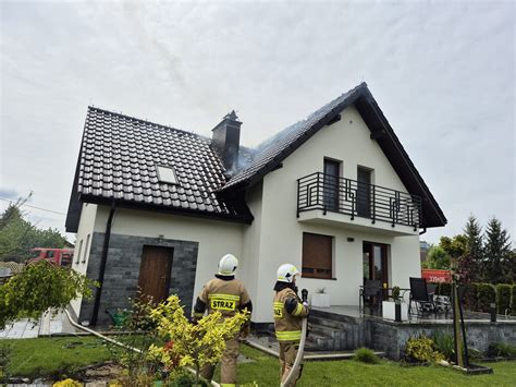 Pożar poddasza Domu Pomocy Społecznej w Białogardzie
