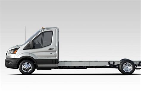 Technical drawing or scheme of a fire truck body on Ford Transit chassis
