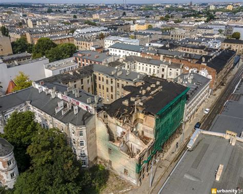 Zawalona kamienica w Łodzi, ulica Sienkiewicza 47, służby ratunkowe
