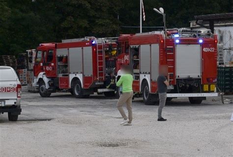 Akcja ratunkowa i ewakuacja po wycieku chemikaliów w zakładzie Buskowianki