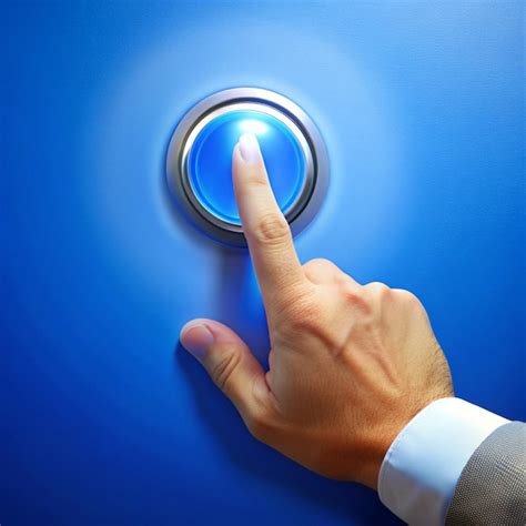 Thematic photo of a person pressing a smoke extraction button