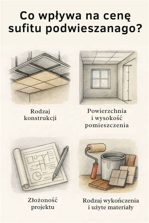 infografika przedstawiająca przekrój sufitu podwieszanego z zaznaczonymi funkcjami ochronnymi podczas pożaru