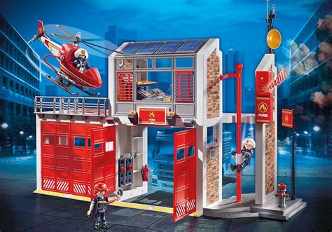 Zestaw Playmobil Remiza Strażacka jako centrum dowodzenia