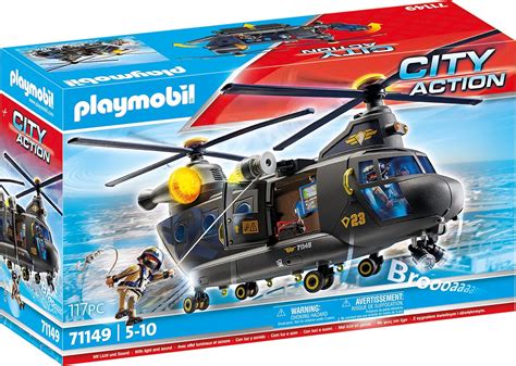 Grafika przedstawiająca różne zestawy z serii Playmobil City Action