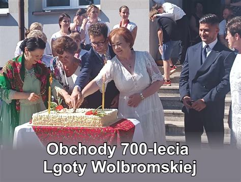 Zdjęcie przedstawiające obchody 700-lecia Lgoty Wolbromskiej