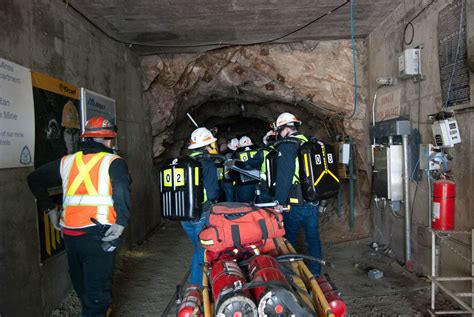 Thematic photo of a salt mine or rescue operation