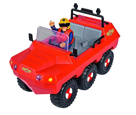 Photo of the Simba Fireman Sam Hydrus toy, showing details and accessories