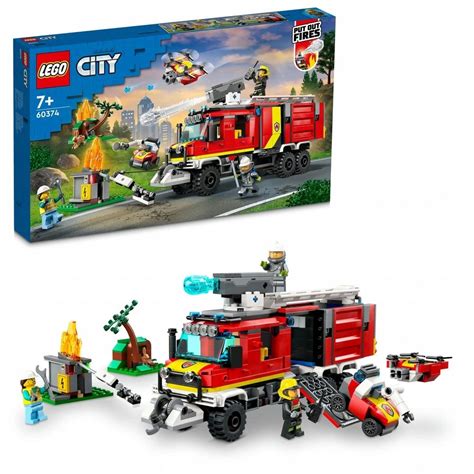Thematyczne zdjęcie strażaków LEGO City w akcji
