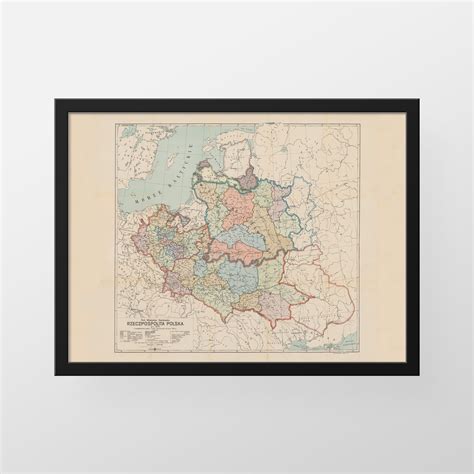 historyczna mapa Zalesia i okolic