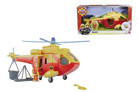 Zestaw Strażak Sam helikopter Wallaby II z figurką Toma Thomasa i akcesoriami