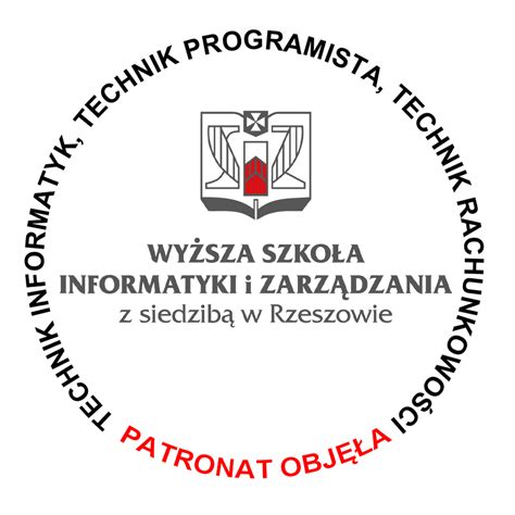 Grafika przedstawiająca Wyższą Szkołę Informatyki i Zarządzania w Rzeszowie