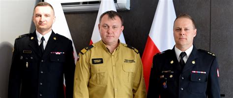 Zdjęcie z uroczystości powołania komendanta miejskiego PSP w Tarnobrzegu w Rzeszowie