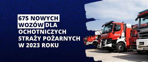 Zestawienie wozów strażackich OSP w akcji