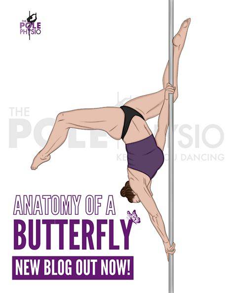 ilustracja pozycji Butterfly w pole dance