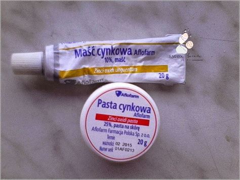 Opakowanie maści cynkowej