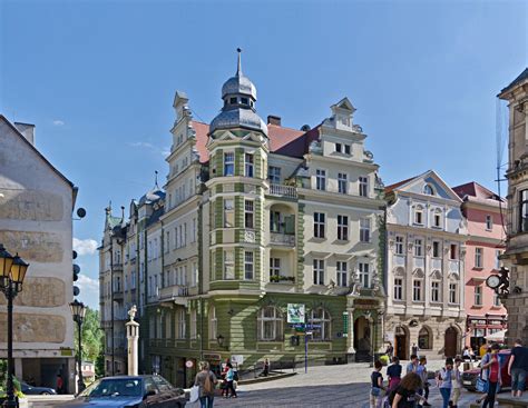 Map showing location of tenement houses at Bolesława Chrobrego street and archeological research area