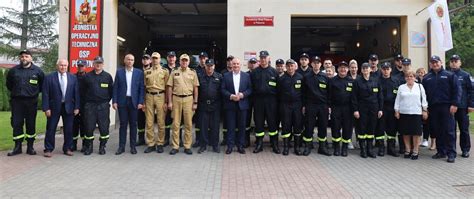 Spotkanie Wojewody Pomorskiego z przedstawicielami OSP w powiecie bytowskim