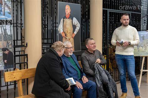 Portret Grzegorza Gajdy z dyrygencką batutą