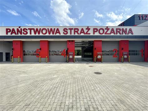 zdjęcie nowo otwartej strażnicy KP PSP w Wieliczce