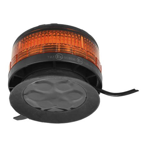 Zdjęcie lampy ostrzegawczej BRITAX LED 700/50114LB z widocznym mocowaniem magnetycznym