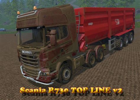 Zdjęcie ciężarówki Scania R730 Top Line w Farming Simulator 2015
