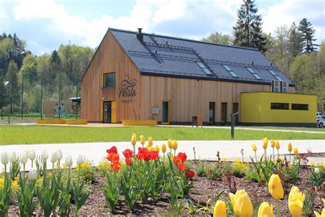 Wnętrze nowo otwartego Centrum Edukacji Ekologicznej w Więcborku