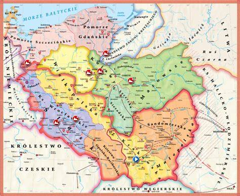 Historyczna mapa Więcborka z okresu międzywojennego