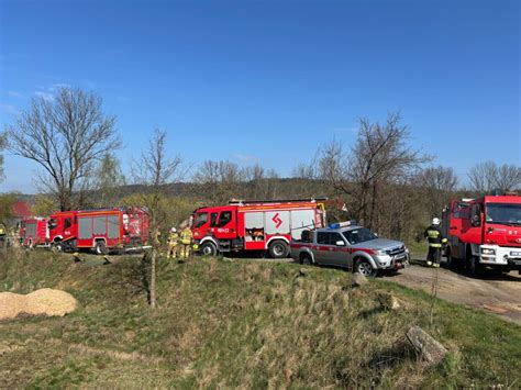 strażacy na miejscu pożaru, ekspert pożarnictwa analizujący ślady