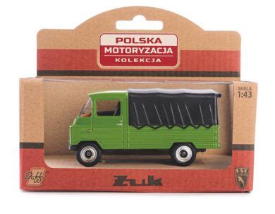 Zestaw modeli samochodów Żuk Daffi w skali 1:43, prezentujący różne warianty