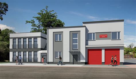 wizualizacja Polsko-Niemieckiego Centrum Spotkań i Szkolenia OSP Trzemeszno