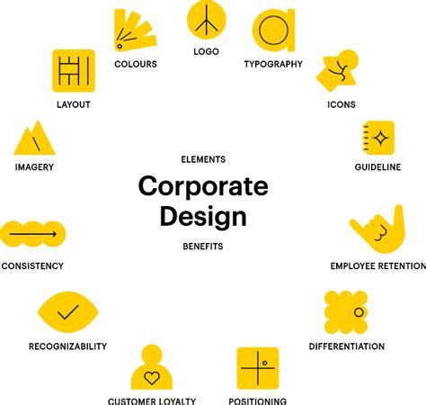 Infographics: steps in professional logo design, examples of corporate identity