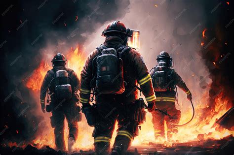 Thematic photo of OSP firefighters in action