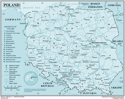 Mapa Polski z zaznaczonymi obszarami dotkniętymi suszą rolniczą