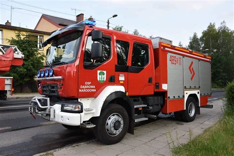 Nowoczesny sprzęt ratowniczy OSP Dąbrowa Narodowa