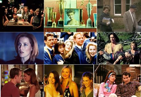 Kolaż kadrów z filmów queerowych, ukazujących różnorodność bohaterów i estetyk