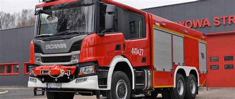 Flota samochodów strażackich Stolarczyk GCBA 7/40 dla województwa lubelskiego