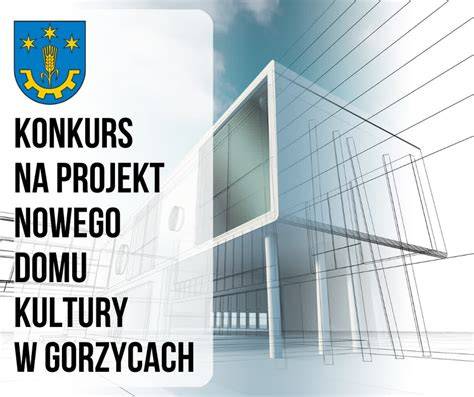 Nowoczesny budynek Wiejskiego Domu Kultury w Krzewinie z zagospodarowanym terenem