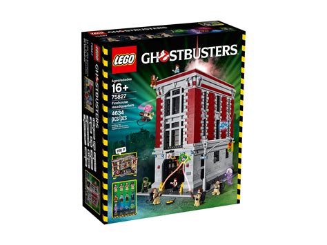 kompozycja minifigurek postaci z filmu Pogromcy Duchów i duchów z zestawu LEGO 75827