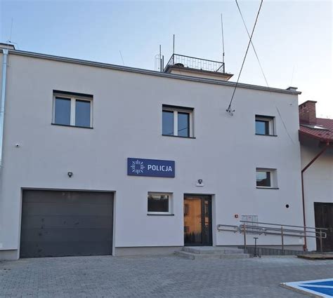 Zdjęcie nowego budynku Posterunku Policji w Leśnicy
