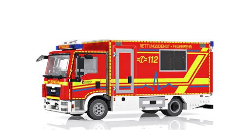 Replika wozu strażackiego LEGO MAN TGL 12.250