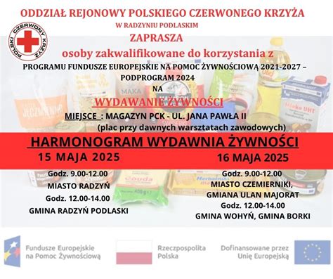 zdjęcie paczek żywnościowych przygotowanych do dystrybucji