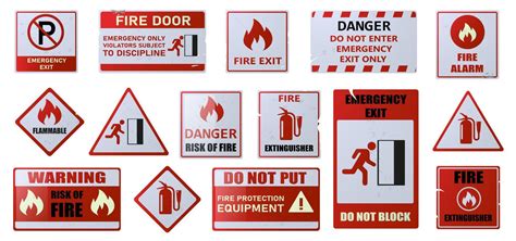 Infographic showing safety features of a fire truck, including warning signs and safety beams